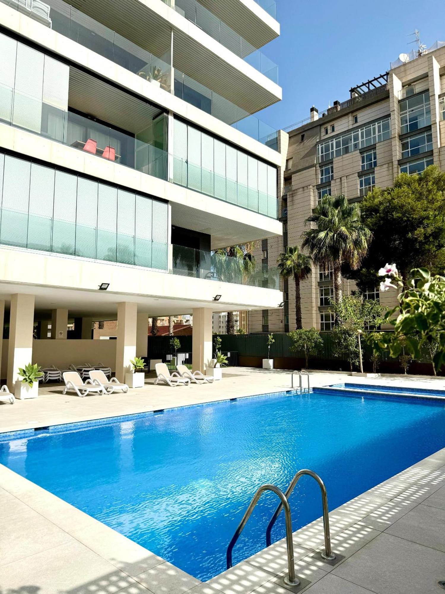 Calpe Beach II - Sea & Pool View Apartment Kültér fotó